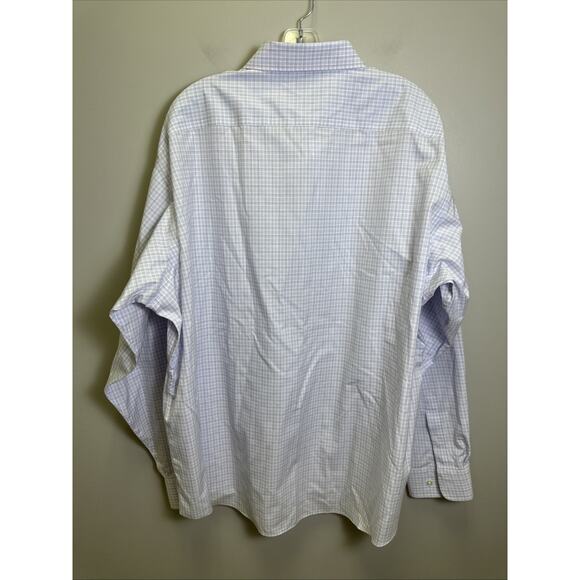 Joseph‎ Abboud Non-Iron Classic Fit Button Down Shirt XXL Cotton Preppy Work - Picture 2 of 6